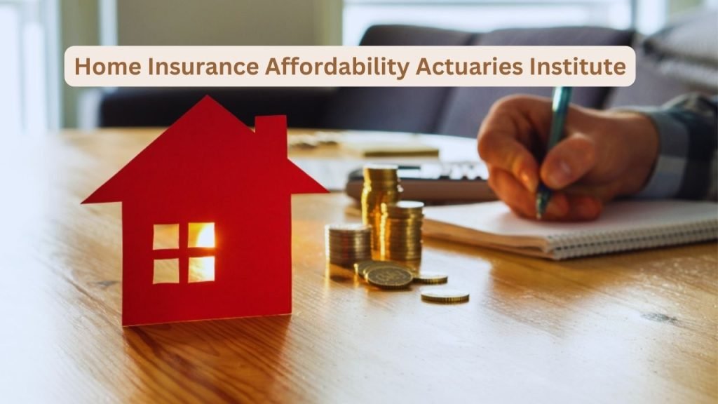 Home Insurance Affordability Actuaries Institute