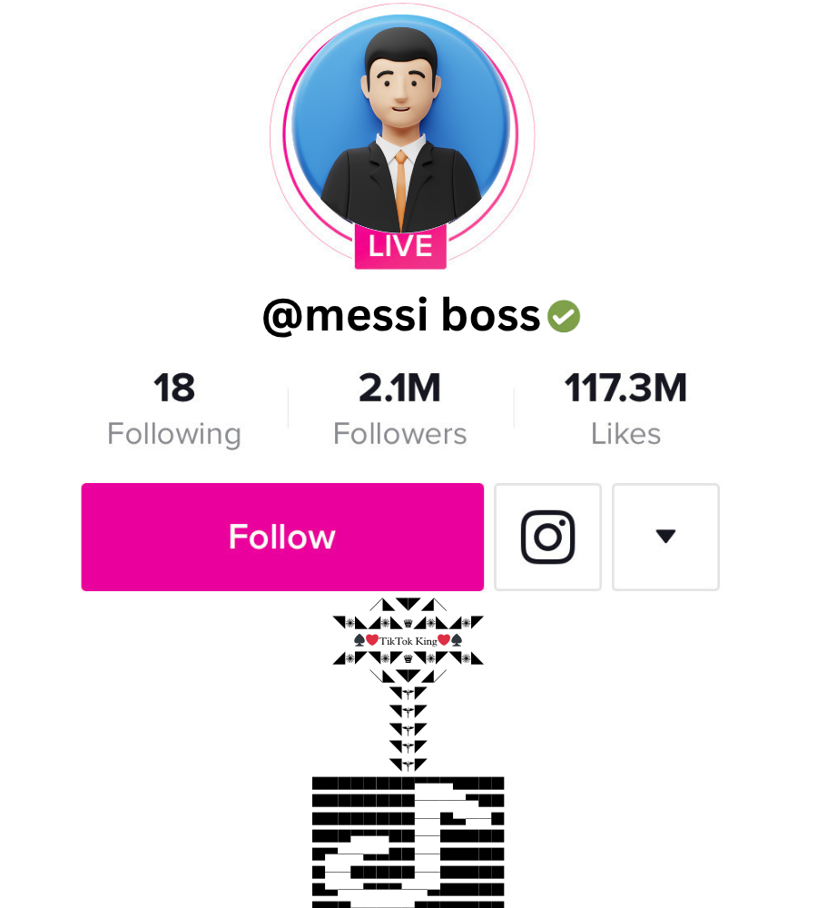 টিকটক বায়ো ডিজাইন