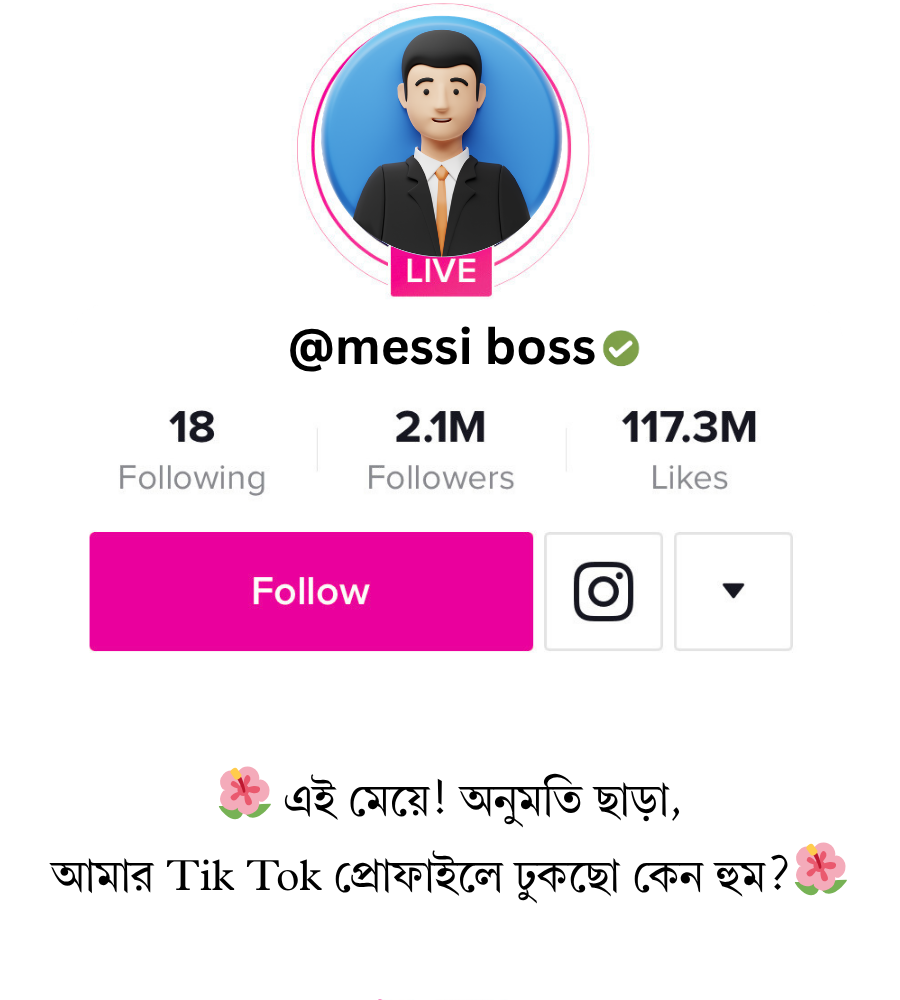 টিকটক বায়ো বাংলা