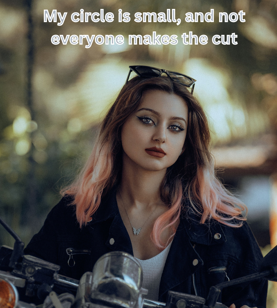 Attitude Captions for Girls